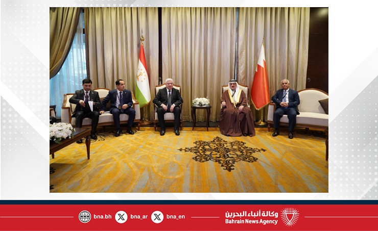 رئيس مجلس النواب يلتقي بنائب رئيس برلمان طاجيكستان